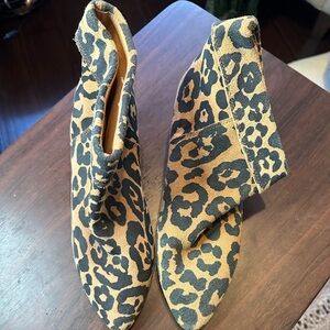Lucky Brand Cheetah Print Booties